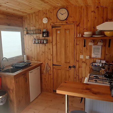 Anglesey New Modern Shepherds Hut With Spa Hot Tub Gwalchmai Exterior photo