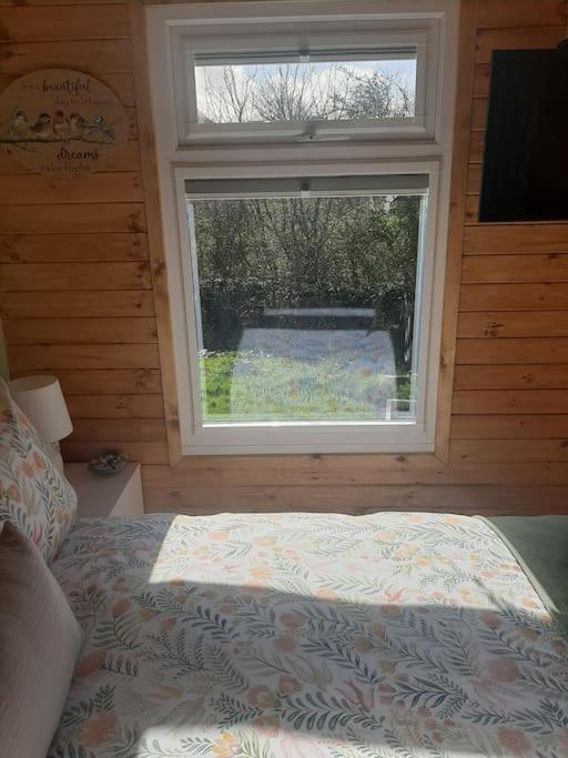 Anglesey New Modern Shepherds Hut With Spa Hot Tub Gwalchmai Exterior photo